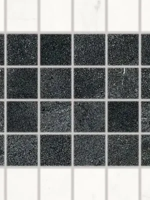 Vein - obkládačka mozaika 5x5 bíločerná lesklá, tl. 8 mm (WDM05133) Actieprijs