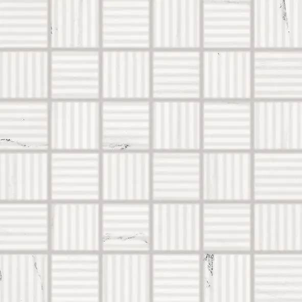 Betrouwbaar Vein - obkládačka mozaika 5x5 bílá matná, tl. 8 mm (WDR05233)