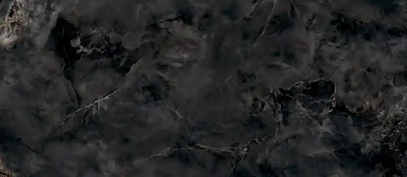 Laatste Versie Aquamarine black pol - dlaždice rektifikovaná 119,8x274,8 černá lesklá (6005708)