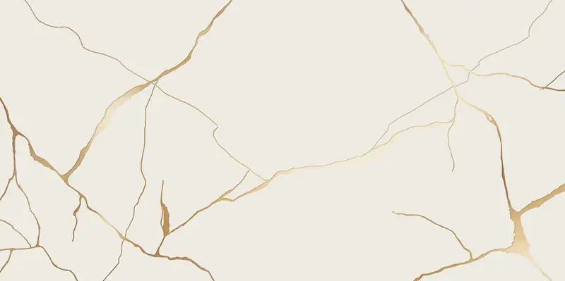 Sophi Oro kintsugi dekor - obkládačka inzerto 29,8x59,8 bílá (6005559) Lage Kosten