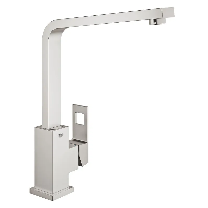 Shop Nu Eurocube - páková dřezová baterie, supersteel (31255DC0)