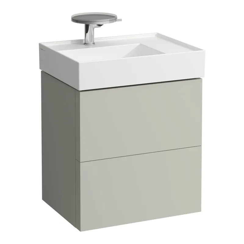 Rechtstreeks Van De Fabrikant Kartell by Laufen - skříňka 58x45 pod umyvadlo H810334, oblázkově šedá (H4075580336411)