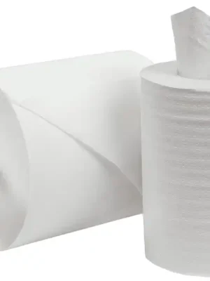 Superprijs Papírová utěrka Hygotrendy mini, v roli, středové odvíjení, 1 vrstva, bílá, 1 x 10 rolí (331.HT191120)