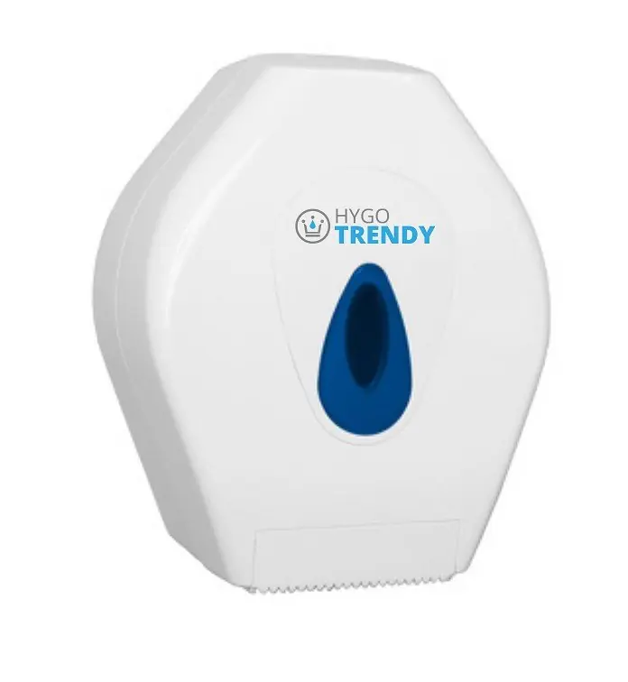 Zásobník na toaletní papír mini jumbo Hygotrendy, plast, bílý, pr. 200 mm (5530) (311.HT1120) Op = Op