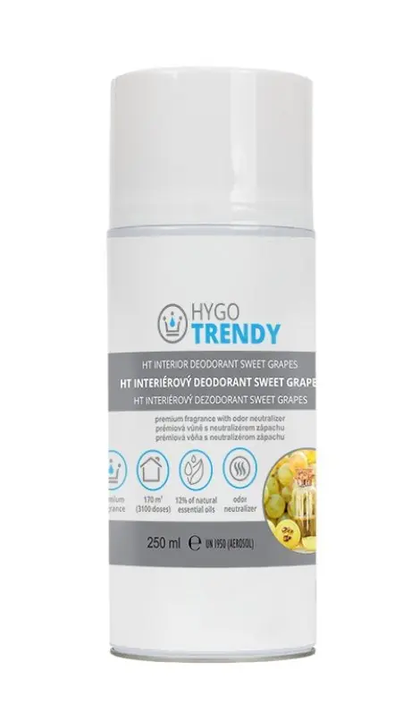Interiérový deodorant Hygotrendy, náplň do el. osvěžovače, Sweet Grapes, 250 ml (361.HT7212GR) Dagaanbieding