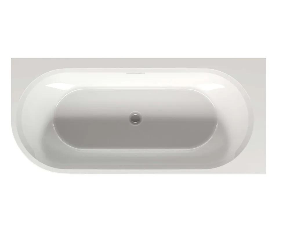 Beperkte Voorraad Vana Riho Desire Corner Fall LED 184 L - 184x84, napouštění přepadem a LED osvětlení (B088008005)