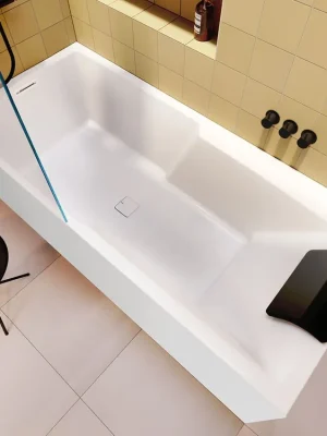 Vana Riho Still Shower Wall Fall Plug & Play Corner 180 P - 180x80, napouštění přepadem (B103020005) Nieuw
