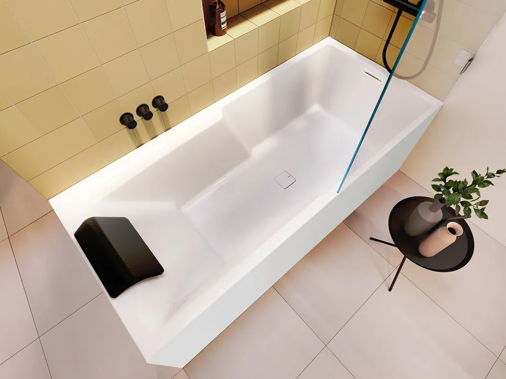 Finale Uitverkoop Vana Riho Still Shower Wall Fall Plug & Play Corner 180 L - 180x80, napouštění přepadem (B103021005)