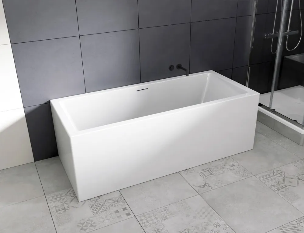 Speciale Aanbieding Vana Riho Rethink Cubic Fall Plug & Play Back2wall 160 - 160x70, napouštění přepadem (B104025005)
