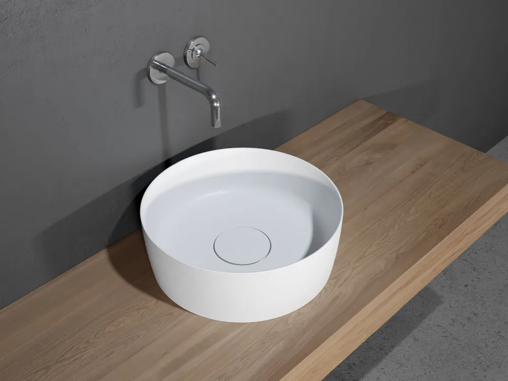 Umyvadlo Thin kruh - prům. 42 cm, litý mramor (W024001105) Koopje