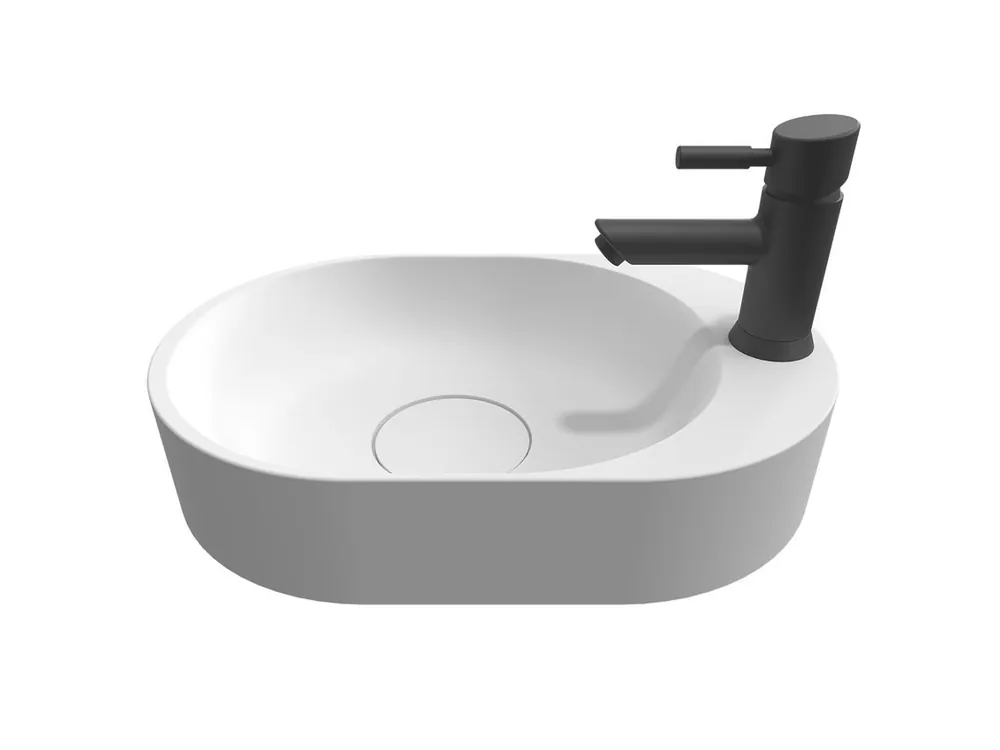 Finale Uitverkoop Umyvadlo Valor tray - 48x32 cm, litý mramor (W028001105)