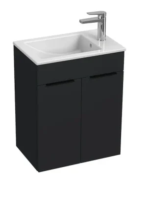Gratis Retour Cube - skříňka s umyvadlem 50 cm, 2 dvířka, antracit mat (H4536411763521)