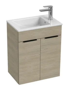 Op = Op Cube - skříňka s umyvadlem 50 cm, 2 dvířka, jasan (H4536411765141)