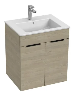 Cube - skříňka s umyvadlem 55 cm, 2 dvířka, jasan (H4536111765141) Superprijs