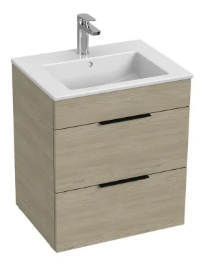 Seizoensaanbieding Cube - skříňka s umyvadlem 55 cm, 2 zásuvky, jasan (H4536121765141)