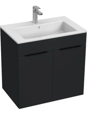 Lage Kosten Cube - skříňka s umyvadlem 65 cm, 2 dvířka, antracit mat (H4536011763521)