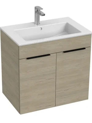 Finale Uitverkoop Cube - skříňka s umyvadlem 65 cm, 2 dvířka, jasan (H4536011765141)