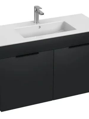Cube - skříňka s umyvadlem 100 cm, 2 dvířka, antracit mat (H4536511763521) Beste Prijs