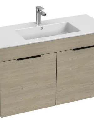Cube - skříňka s umyvadlem 100 cm, 2 dvířka, jasan (H4536511765141) Actieprijs