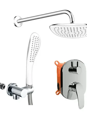 Sprchový set s dvoucestnou podomítkovou baterií Eve (CB650SE1) Meest Verkocht
