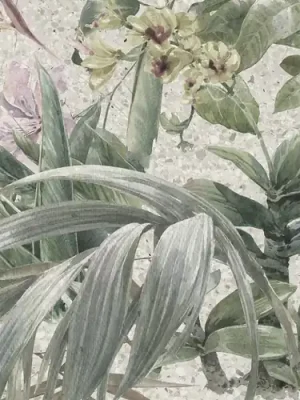 Terazzo flower A rekt. - obkládačka rektifikovaná 30x60 šedá mat (164870) Speciale Aanbieding