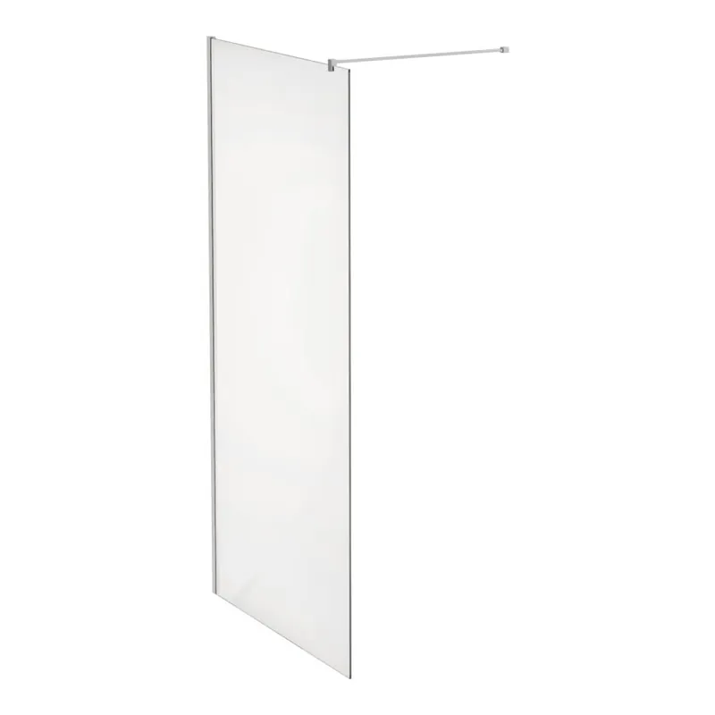 Laufen Pro - sprchová zástěna Walk-In 100x200, s upevňovacími prvky, pro sprchové vaničky do šířky 100 cm, chrom (H2609510040001) Beperkte Voorraad