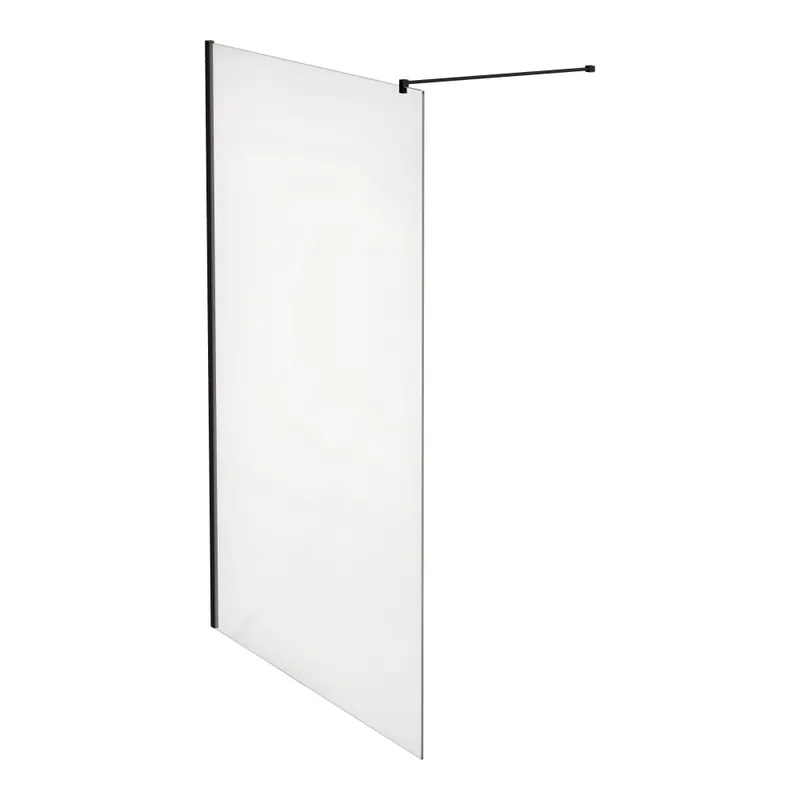 Laufen Pro - sprchová zástěna Walk-In 140x200, s upevňovacími prvky, pro sprchové vaničky do šířky 100 cm, černý (H2609534500001) Betrouwbaar