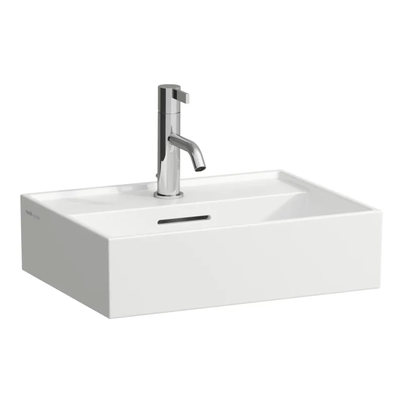 Veilige Betaling Kartell by Laufen - umývátko 45x34, otvor pro baterii, přepad (H8153300001041)