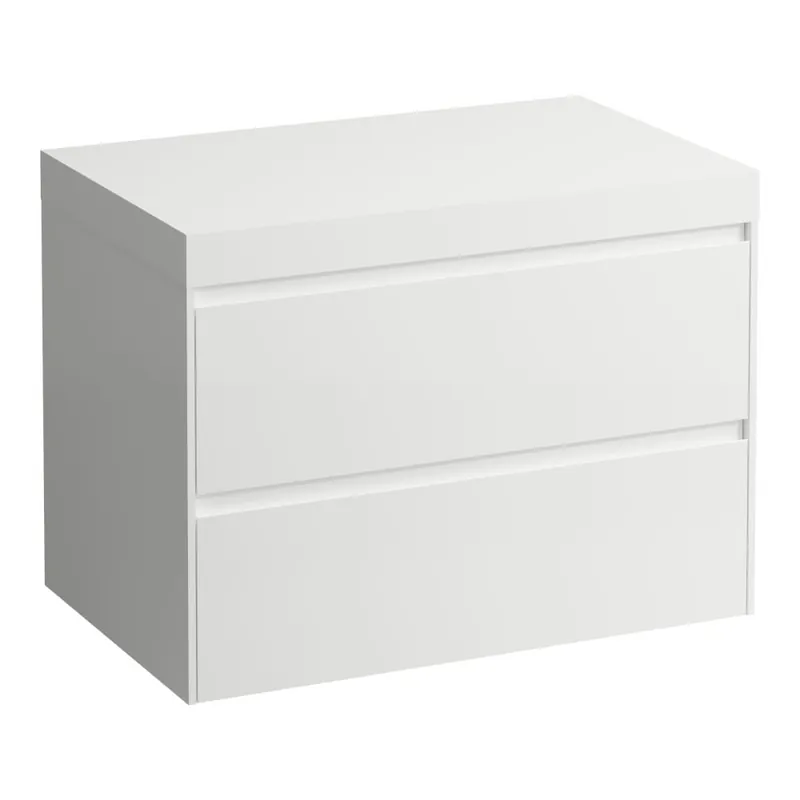 Lani - modulární sestava 80 cm, bez výřezu, se 2 zásuvkami, bílá matná (H4045501122601) Direct Beschikbaar