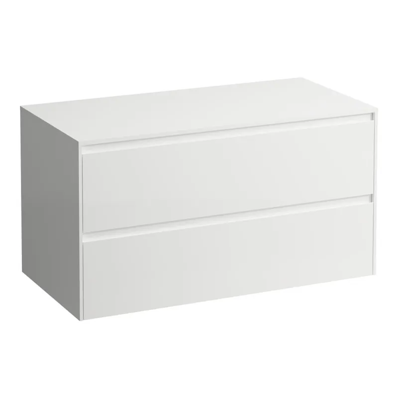 Op = Op Lani - zásuvkový element 100 cm, bez výřezu, se 2 zásuvkami, bílá matná (H4043201122601)