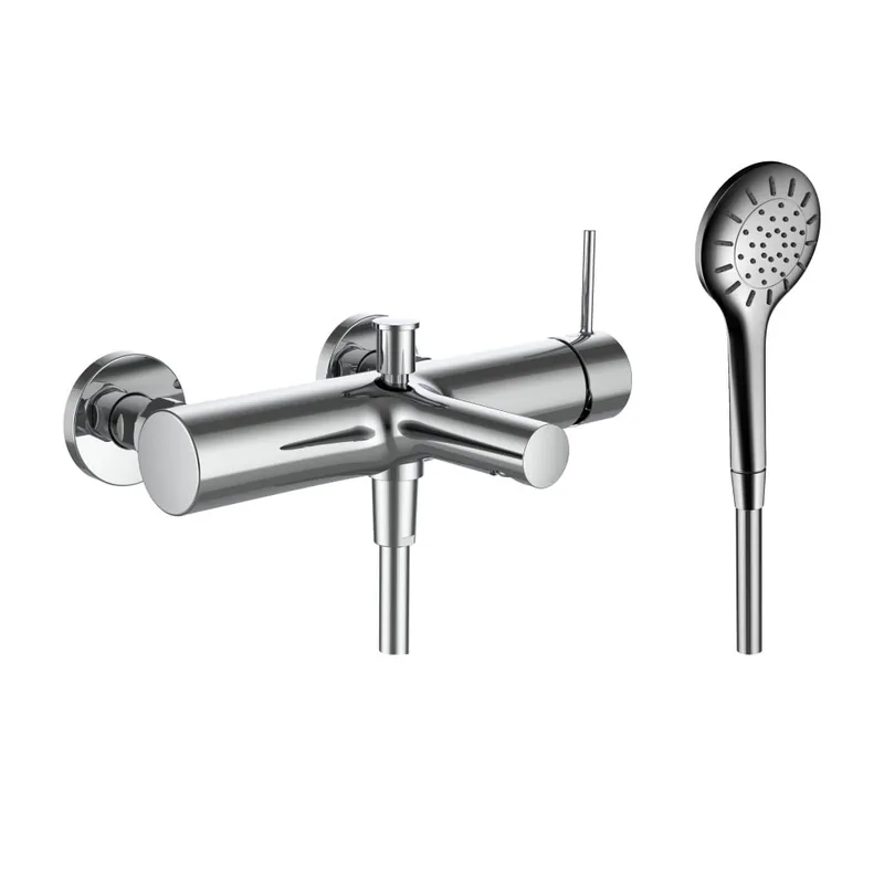 Actieprijs Twinplus Slim - vanová nástěnná baterie, s příslušenstvím (HF505460100600)