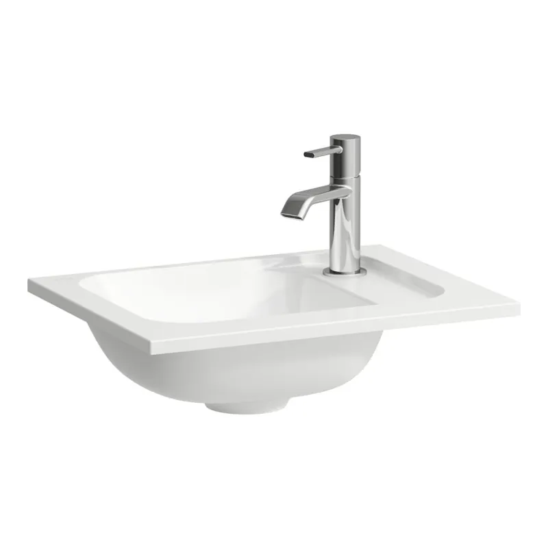 Flitsaanbieding Meda - umývátko 44x34, otvor pro baterii vpravo, materiál Marbond (H8141100001141)