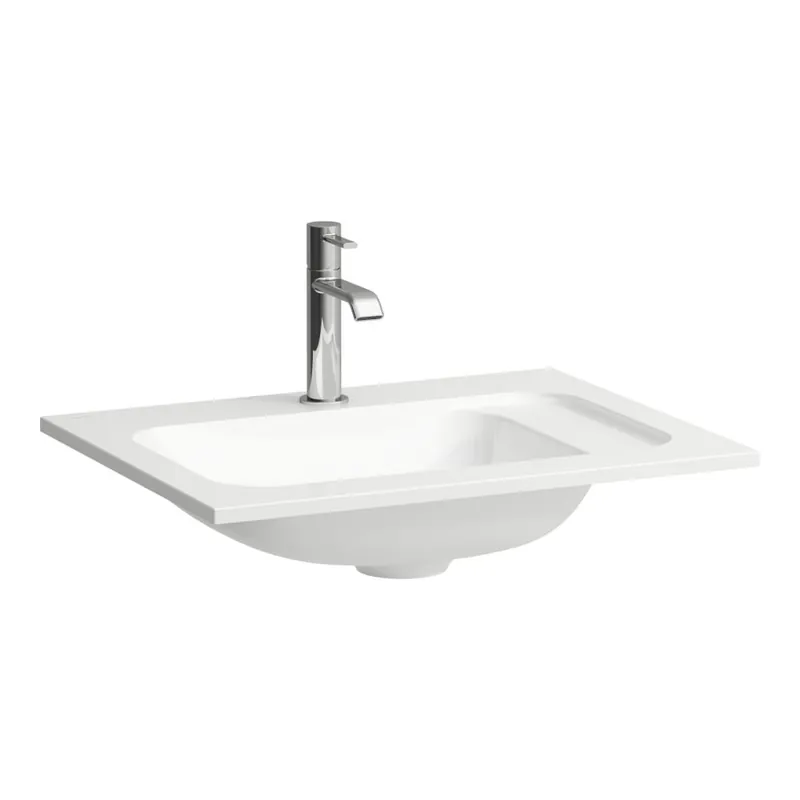Exclusieve Aanbieding Meda - umyvadlo nábytkové 58x44,5 otvor pro baterii, bez přepadu, materiál Marbond (H8141130001111)
