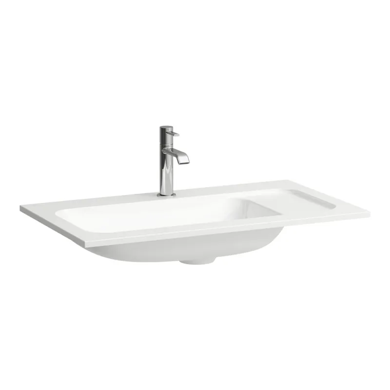 Uitverkoop Meda - umyvadlo nábytkové 78x44,5 otvor pro baterii, bez přepadu, materiál Marbond (H8141170001111)