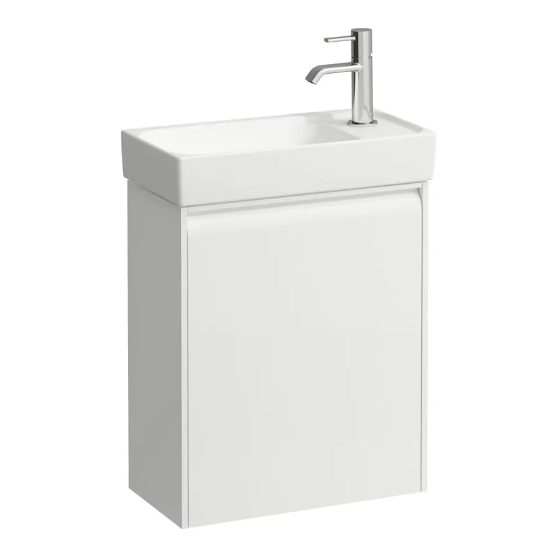 Meda - skříňka 43,5x22 pod umývátko H815113, 1 dvířka, panty vpravo, bílá matná (H4215520112601) Populair
