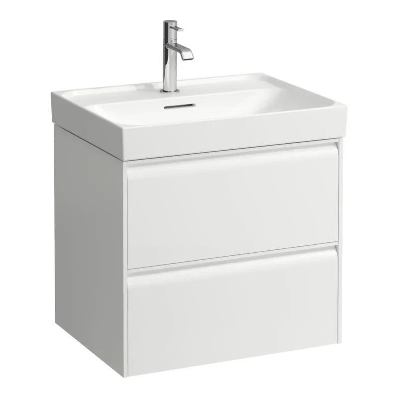 Weekendaanbieding Meda - skříňka 58x45 pod umyvadlo H810113, 2 zásuvky, bílá matná (H4215720112601)