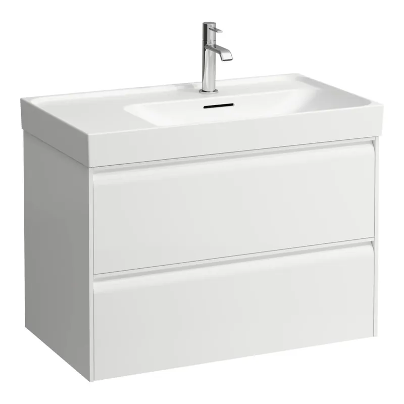 Lage Kosten Meda - skříňka 78x45 pod umyvadlo H817115, 2 zásuvky, bílá matná (H4215920112601)