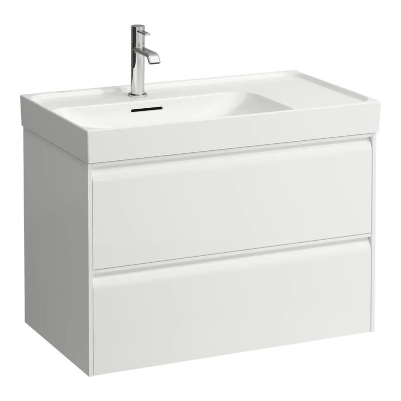 Hete Deal Meda - skříňka 78x45 pod umyvadlo H817116, 2 zásuvky, bílá matná (H4216020112601)