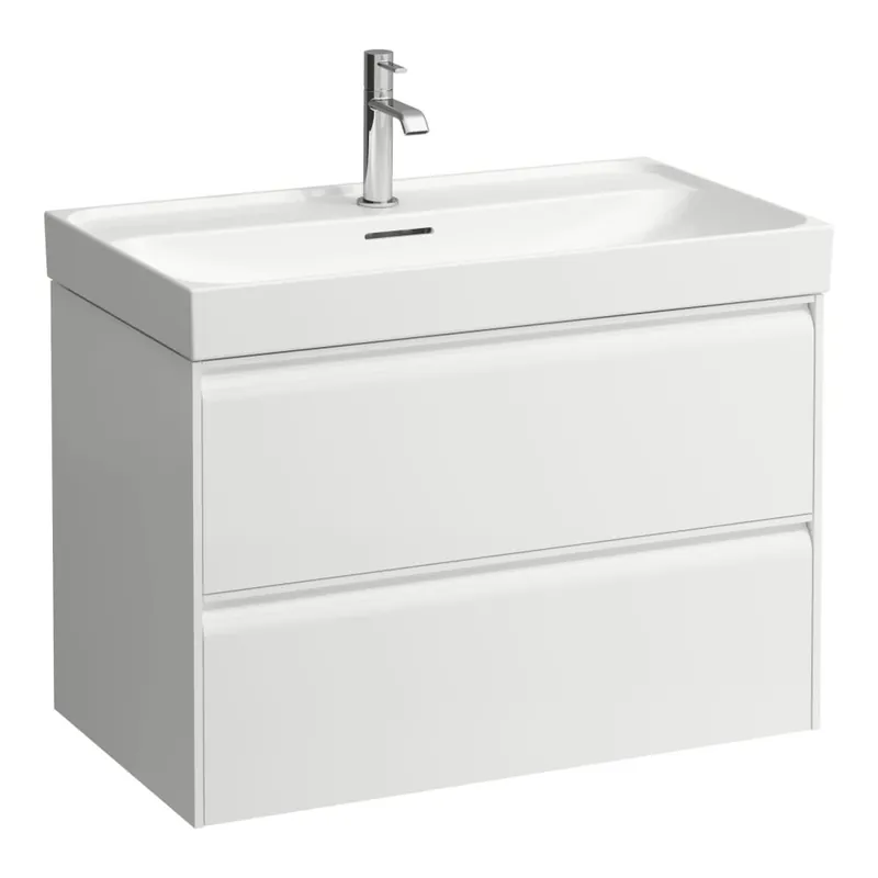 Speciale Aanbieding Meda - skříňka 78x45 pod umyvadlo H810117, 2 zásuvky, bílá matná (H4216120112601)