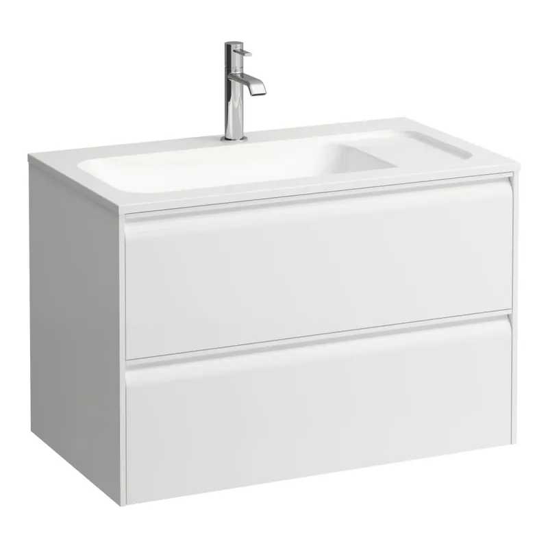 Exclusieve Aanbieding Meda - skříňka 77x44 pod umyvadlo H814117, 2 zásuvky, bílá matná (H4216820112601)