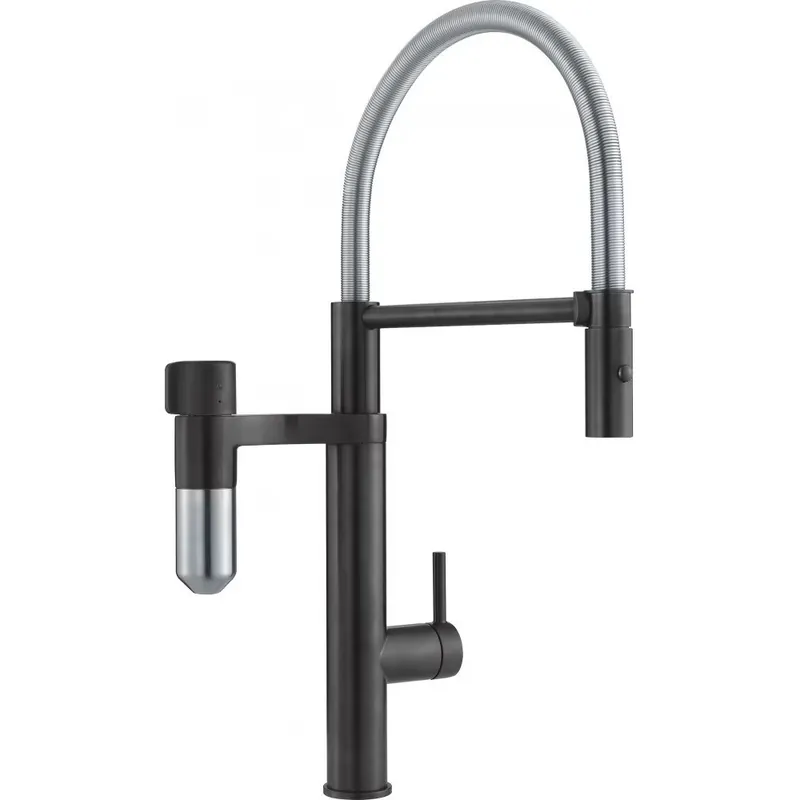 Gratis Retour Vital Tap - filtrační baterie, sprcha/proud, černá matná (120.0621.313)