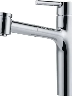 FP 0131 Centro - dřezová baterie s vytahovací koncovkou, chrom (115.0600.131) Snelle Levering