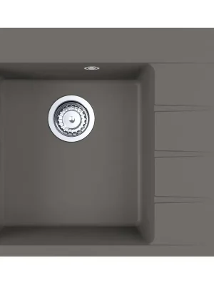 Centro CNG 611-62 TL/2 Fragranit - kuchyňský dřez 62x50, odkapávací plocha vpravo (CNG 611-62 TL/2) Nu Kopen