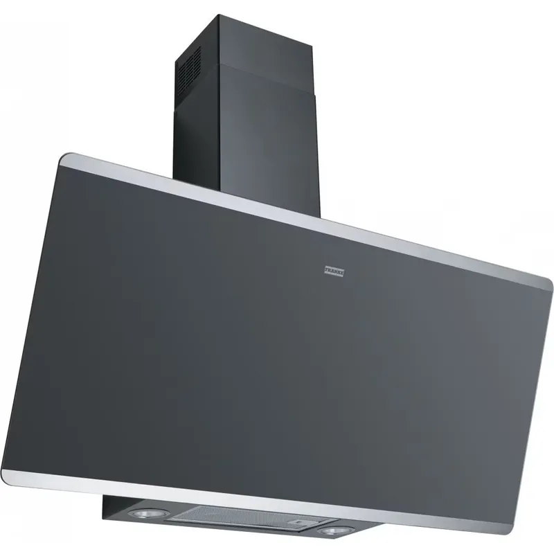 Evo Plus FPJ 925 V BK/SS černé sklo/nerez - komínový odsavač, třída A+, montážní šířka 90 cm (330.0528.067) Gereduceerde Prijs