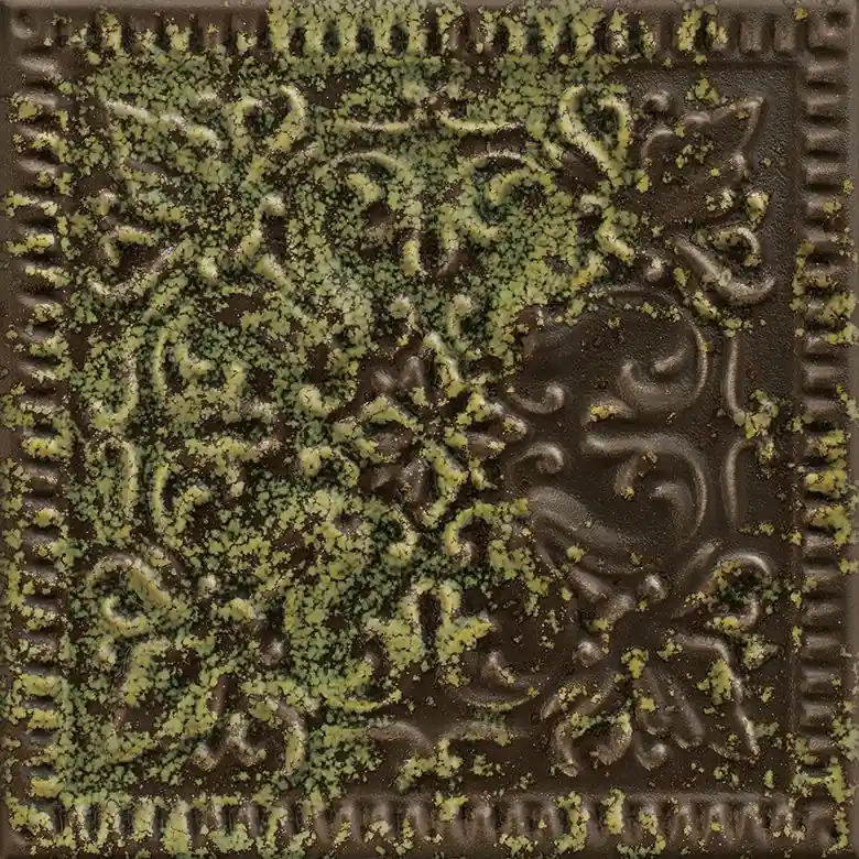 Dagaanbieding Green Philosophy graphite inserto struktura mix - obkládačka inzerto 19,8x19,8 zelená (165023)
