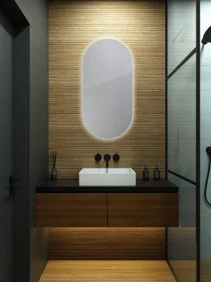 Zrcadlo Ambiente Oval 120x60 cm (411-231) Op = Op