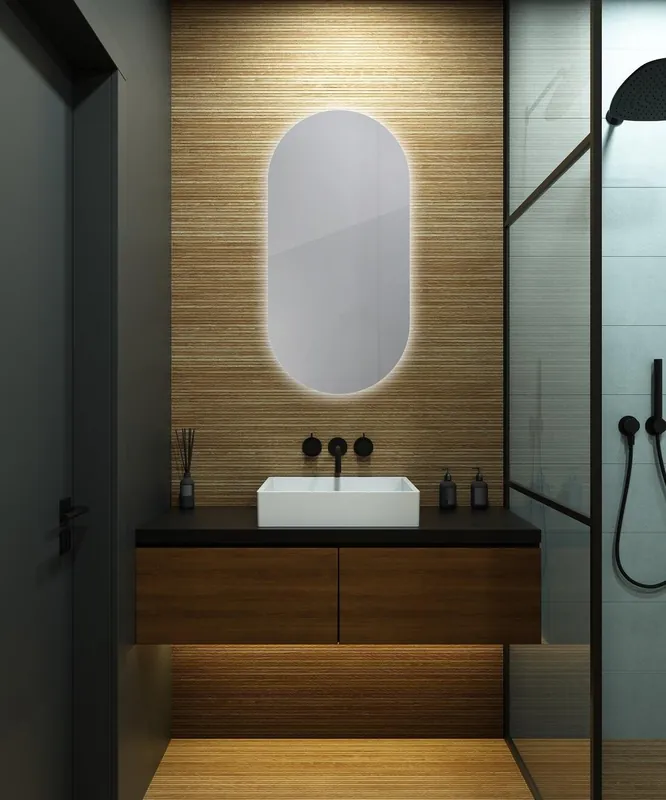 Zrcadlo Ambiente Oval 120x60 cm (411-231) Op = Op