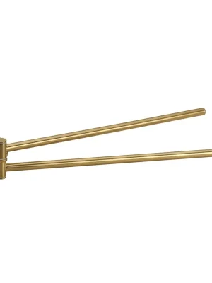 Sablo - držák ručníků dvojitý otočný, 420 mm, zlatá matná (160204190) Must-Have