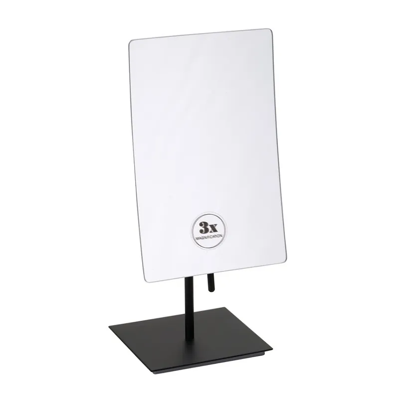 Kosmetické zrcátko jednostranné na postavení, 210x130 mm, černé (116201310) Beste Prijs
