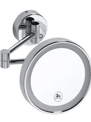 Goedkoop Kosmetické zrcátko s LED osvětlením, prům. 200 mm (116301142)